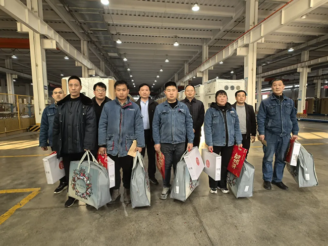 必一(中国)新春慰问送关怀，节前安全督导保平安