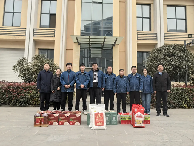 必一(中国)新春慰问送关怀，节前安全督导保平安