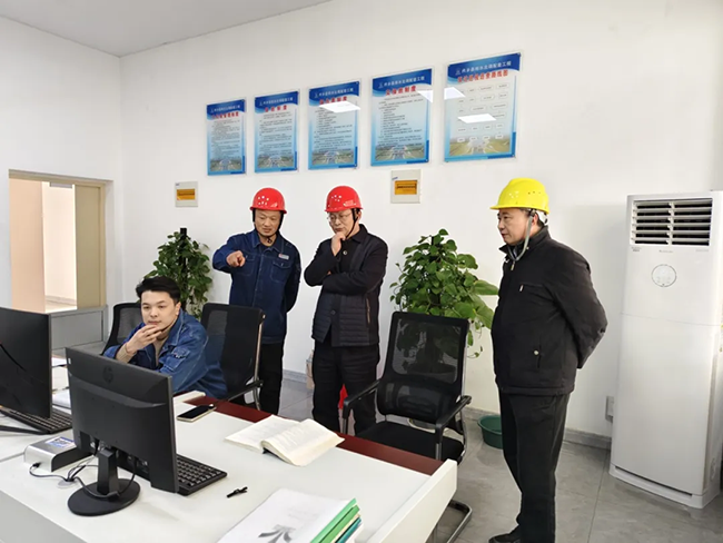 必一(中国)新春慰问送关怀，节前安全督导保平安